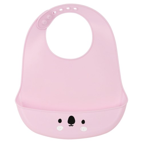 Safta hagesmæk i silikone - pink/grå, 21 × 26 × 2 cm
