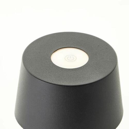 Brilliant bordlampe - sort LED IP44 (plug-in)