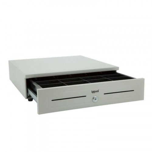Kasseskuffe til kontantbetaling iggual IRON-1W - hvid, 41 cm