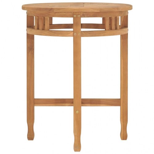 Bistrobord Ø60x75,5 cm massivt teaktræ
