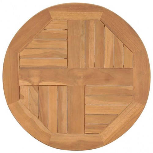 Bistrobord Ø60x75,5 cm massivt teaktræ