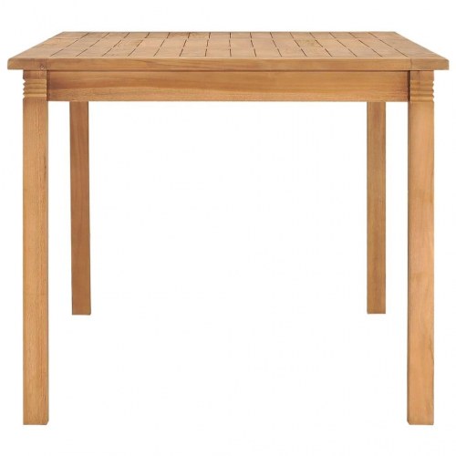 Havebord 150x90x75 cm massivt teaktræ