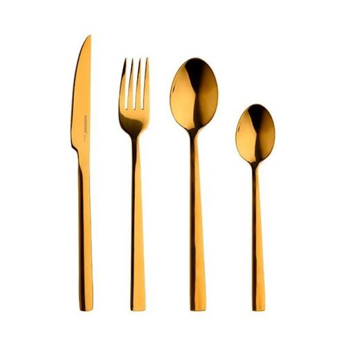 Bestik Bergner Sofia Guld Rustfrit stål (24 stk)
