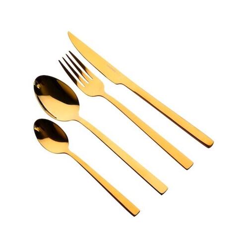 Bestik Bergner Sofia Guld Rustfrit stål (24 stk)