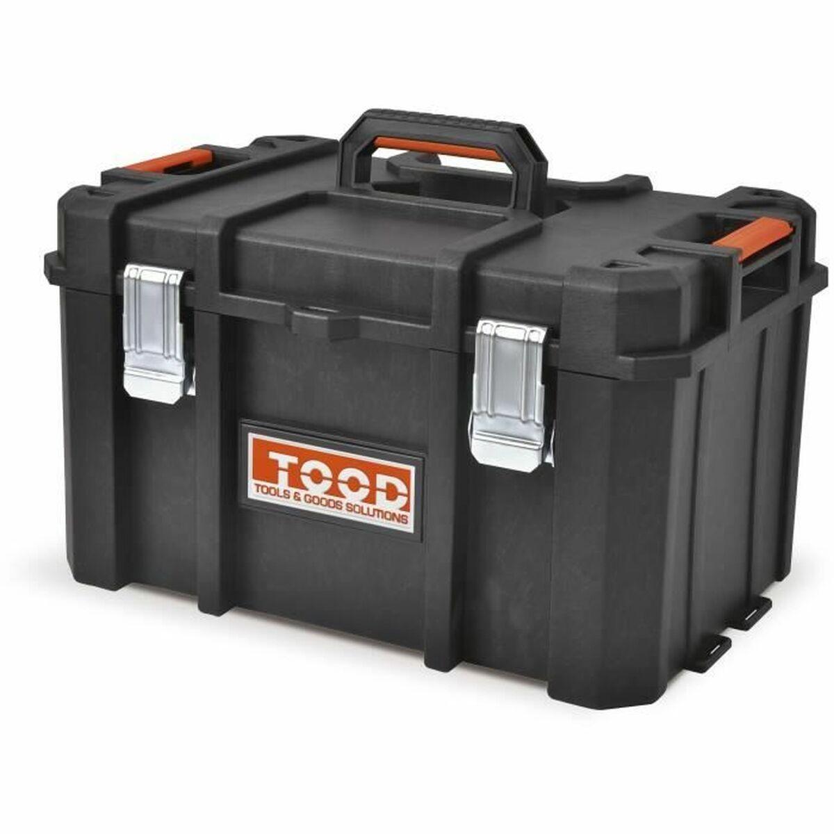 Værktøjskasse TOOD - robust plastkasse med metalspænder