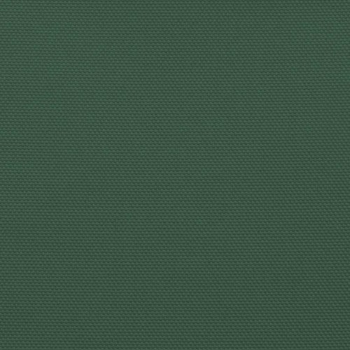 Solsejl 7×5×5 m - mørkegrøn, 100 % polyester oxford med PU-belægning