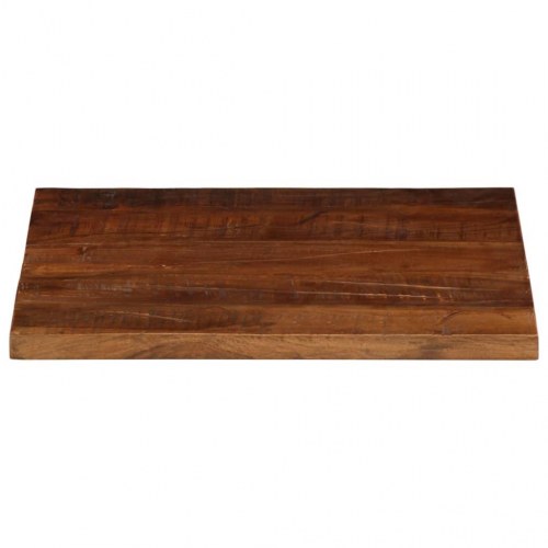 Bordplade 60x50x3,8 cm rektangulær massivt genbrugstræ