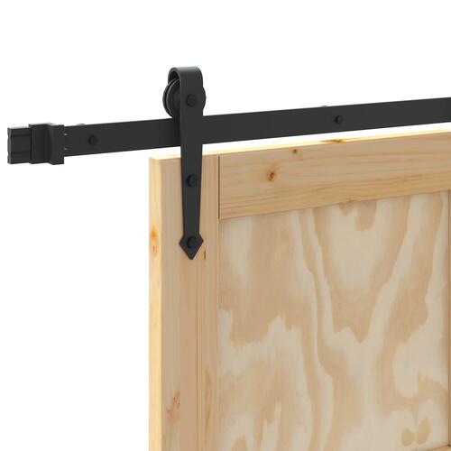 Skydedør ORKDAL Brun 78 x 211 cm Massivt fyrretræ