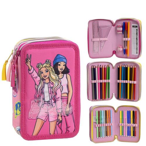 Penalhus med Tilbehør Barbie 41 x 58 x 3 cm