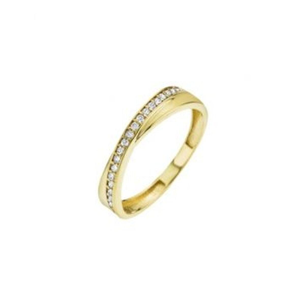 Lotus ring til kvinder - gylden, str. 12 (AF00016/12)