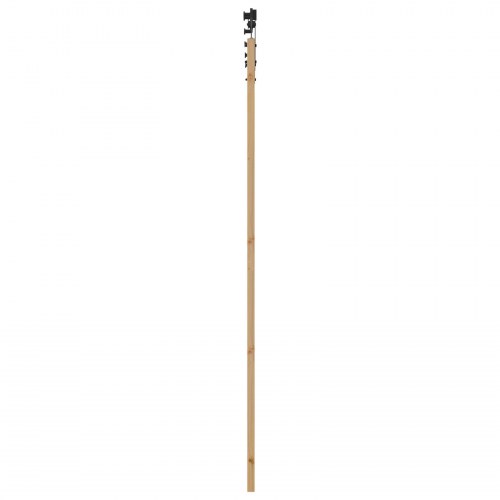 Skydedør med Hardware Sæt 78x232 cm Massivt Fyrretræ, Indendørs Dør med Glas 'ORKDAL'78x232x4 cm Massivt Fyrretræ