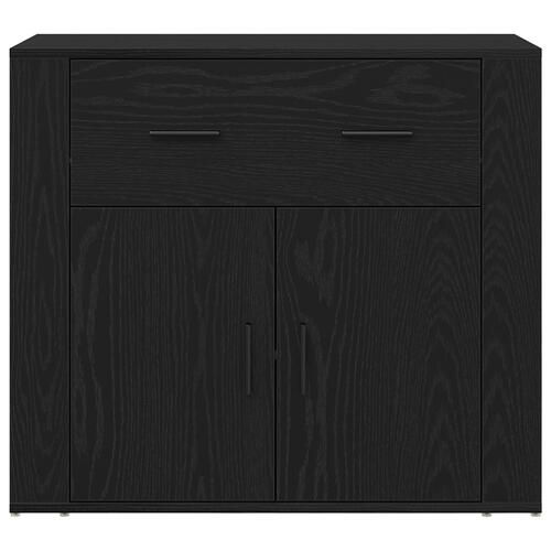 Highboard Sort Egetræ Ingeniørtræ