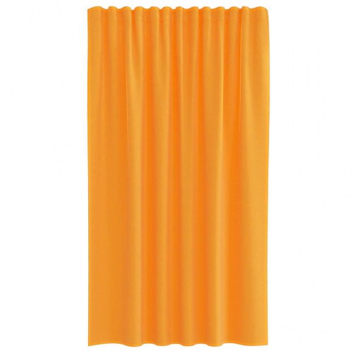 Voile-gardiner med stanglommer 2 stk. orange