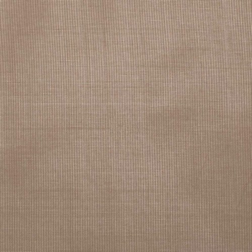 Voile-gardiner med løkker, 2 stk. 140×140 cm - lysebrun
