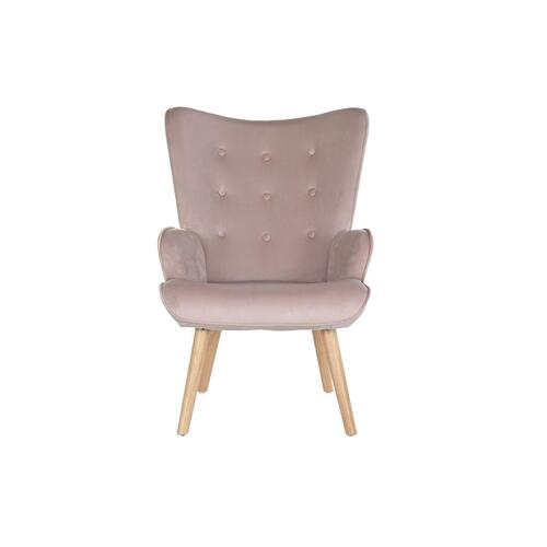 Lænestol DKD Home Decor Pink Træ 67 x 69 x 96 cm 75 x 69 x 96 cm