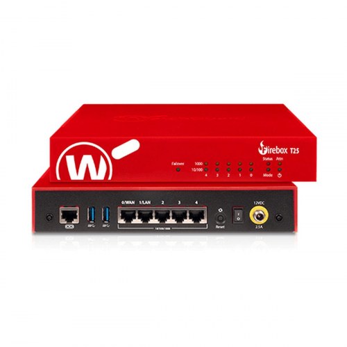 WatchGuard Firebox T25 firewall-router med Wi‑Fi (6 GHz)