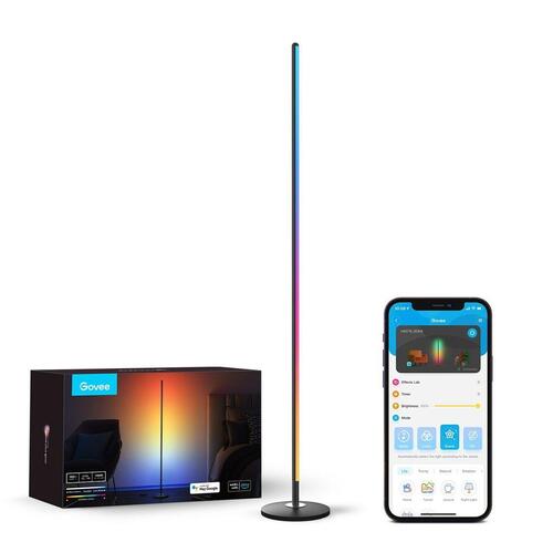 Gulvlampe Govee LED Floor Lamp Sort Multifarvet 24 V (1 Dele)