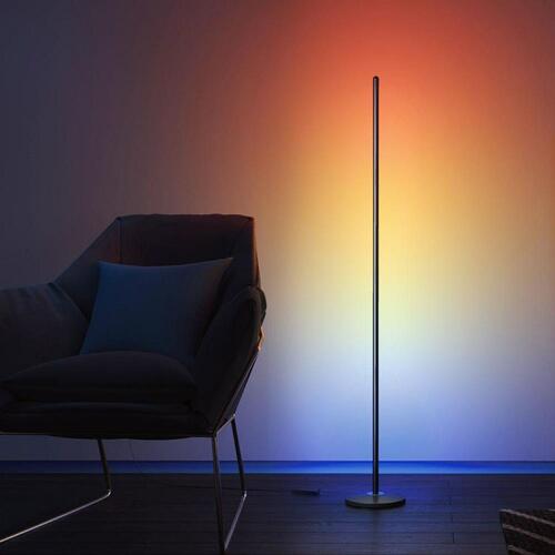 Gulvlampe Govee LED Floor Lamp Sort Multifarvet 24 V (1 Dele)