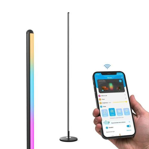 Gulvlampe Govee LED Floor Lamp Sort Multifarvet 24 V (1 Dele)