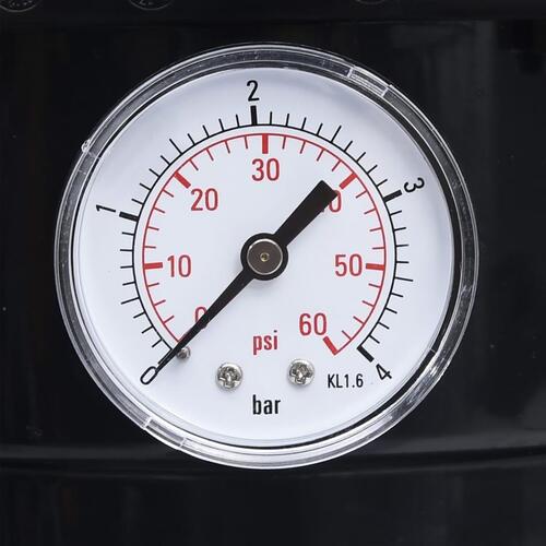 Sandfilter med 7-vejs ventil & 1000 W pumpe blå og sort