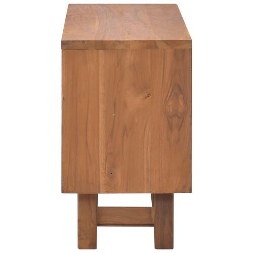 Tv-bord 80x30x50 cm massivt teaktræ
