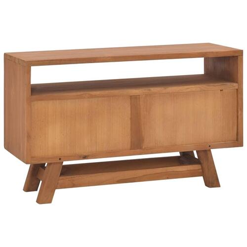 Tv-bord 80x30x50 cm massivt teaktræ