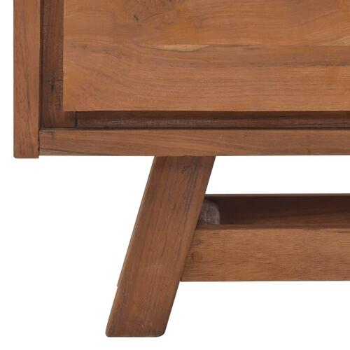 Tv-bord 80x30x50 cm massivt teaktræ
