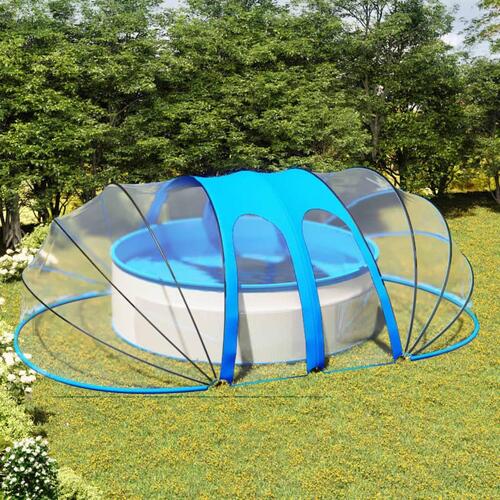 Poolkuppel 620x410x210 cm oval