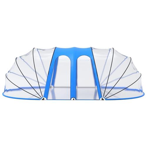 Poolkuppel 620x410x210 cm oval