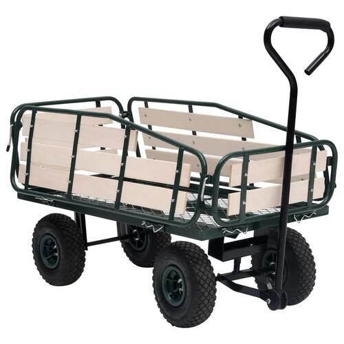 Havevogn 250 kg metal og træ
