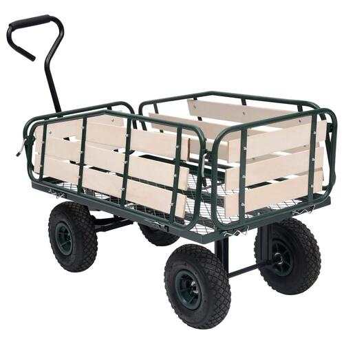 Havevogn 250 kg metal og træ
