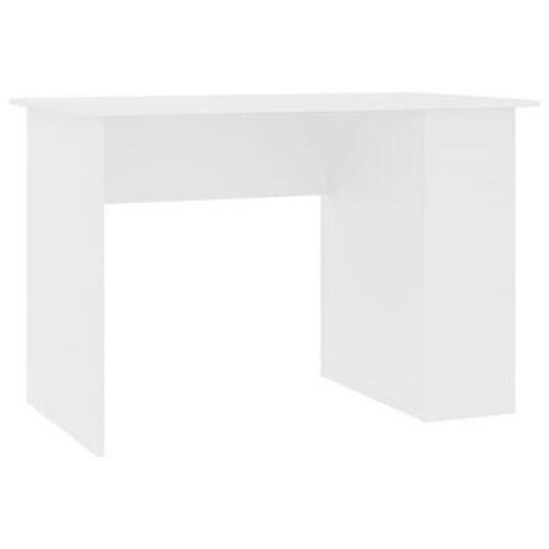 Skrivebord 110x60x73 cm konstrueret træ hvid