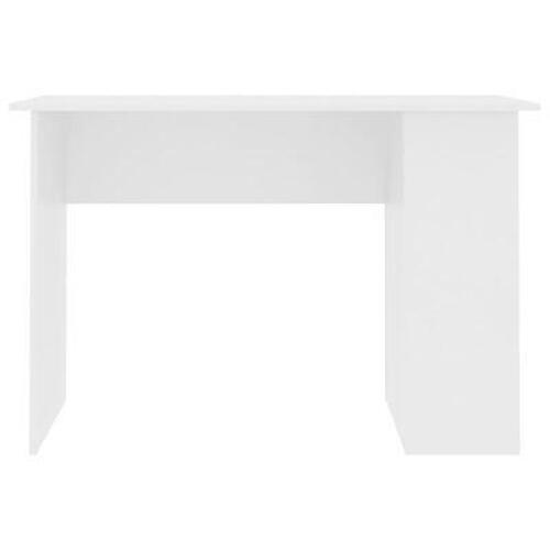 Skrivebord 110x60x73 cm konstrueret træ hvid