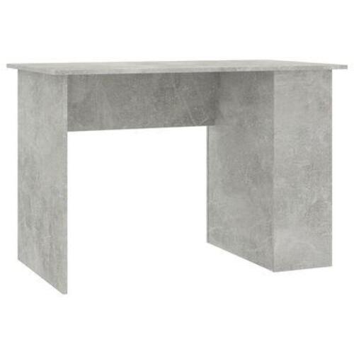 Skrivebord 110x60x73 cm konstrueret træ betongrå