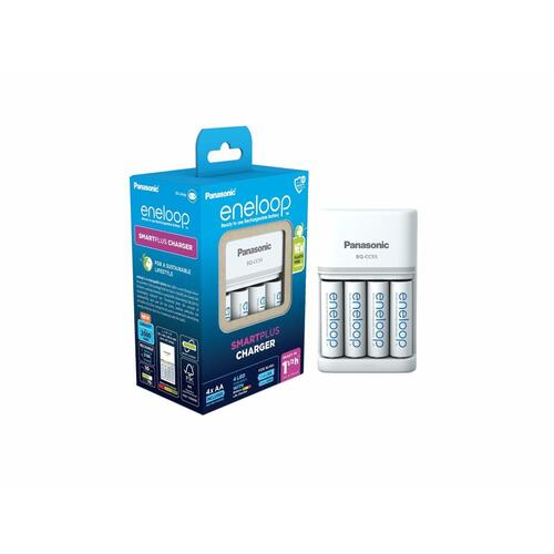 Batterioplader Panasonic K-KJ55MCD40E Batterier x 4