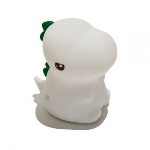 Muitomas SILLAMPDINOC skrivebordslampe - hvid dinosaur i gummi, USB-C