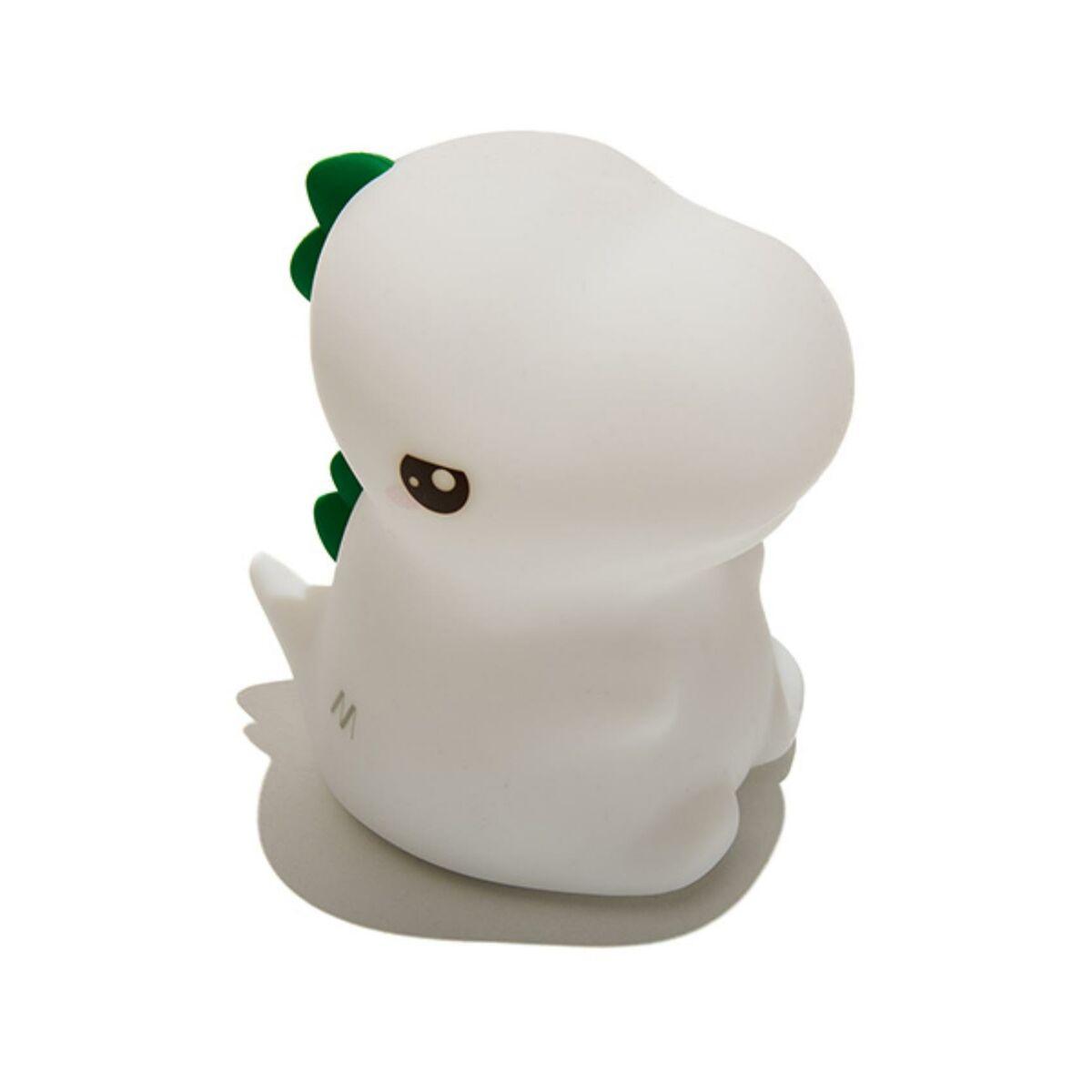 Muitomas SILLAMPDINOC skrivebordslampe - hvid dinosaur i gummi, USB-C