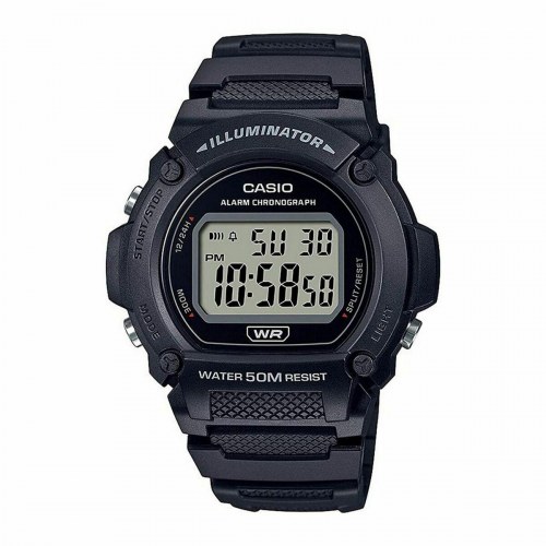 Casio herreur W-219H-1AVCF - sort digital armbåndsur