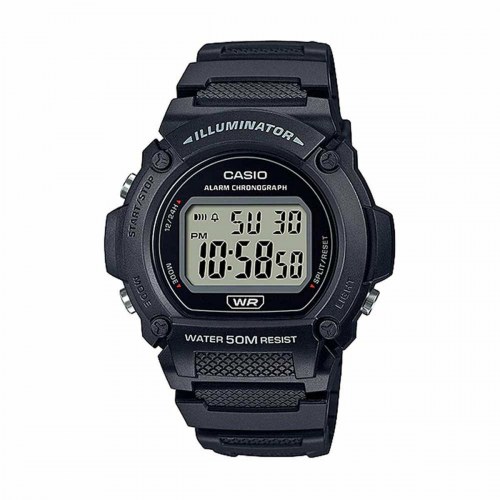 Casio herreur W-219H-1AVCF - sort digital armbåndsur