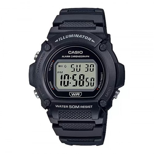 Casio herreur W-219H-1AVCF - sort digital armbåndsur