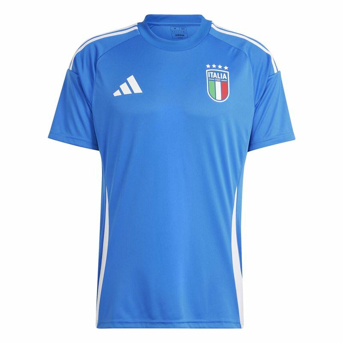 Kortærmet Fodboldtrøje Til Mænd Adidas Italia 1ª Blå