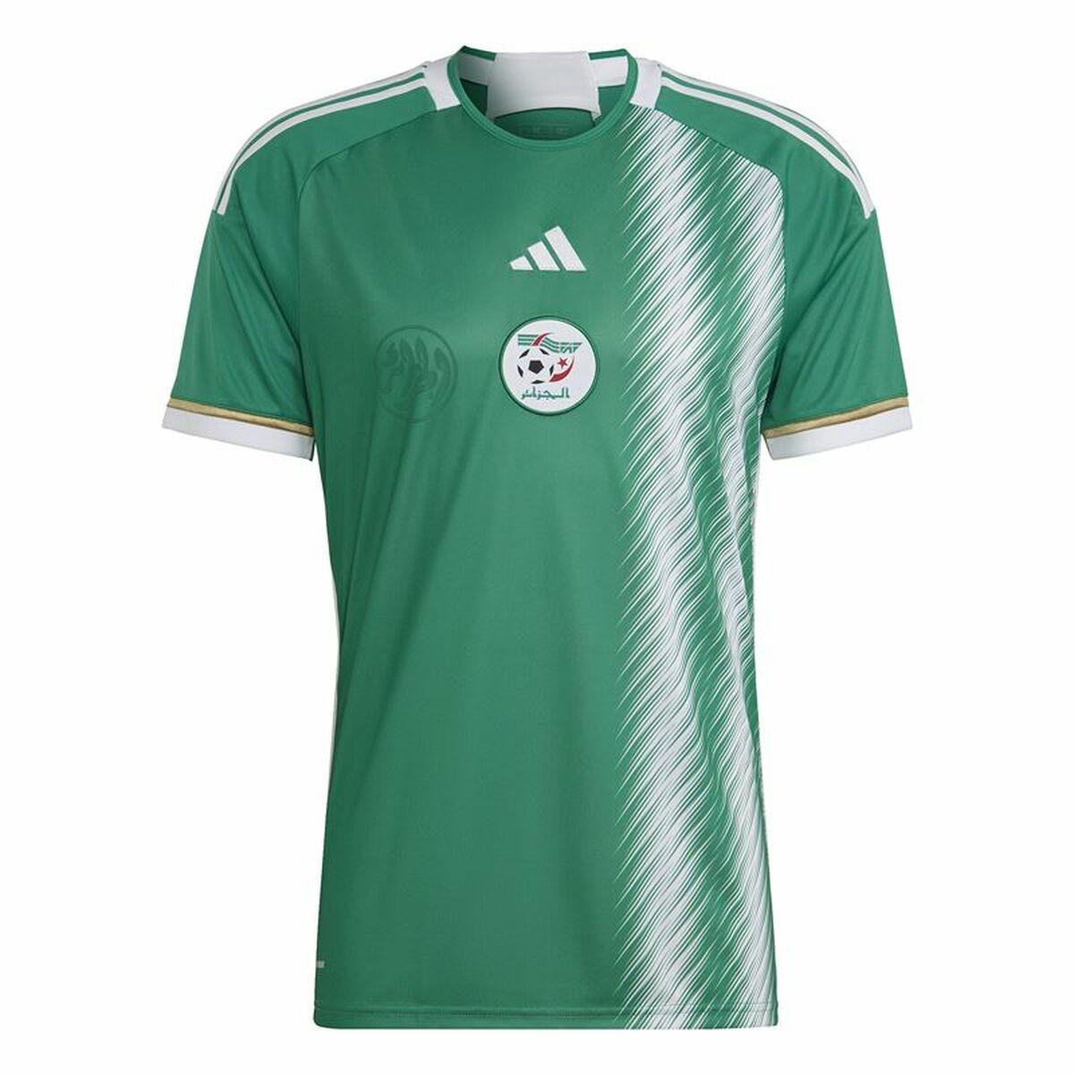 Kortærmet Fodboldtrøje Til Mænd Adidas Algeria Grøn
