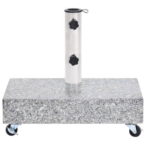 Parasolfod 45x25x8,3 cm granit lysegrå