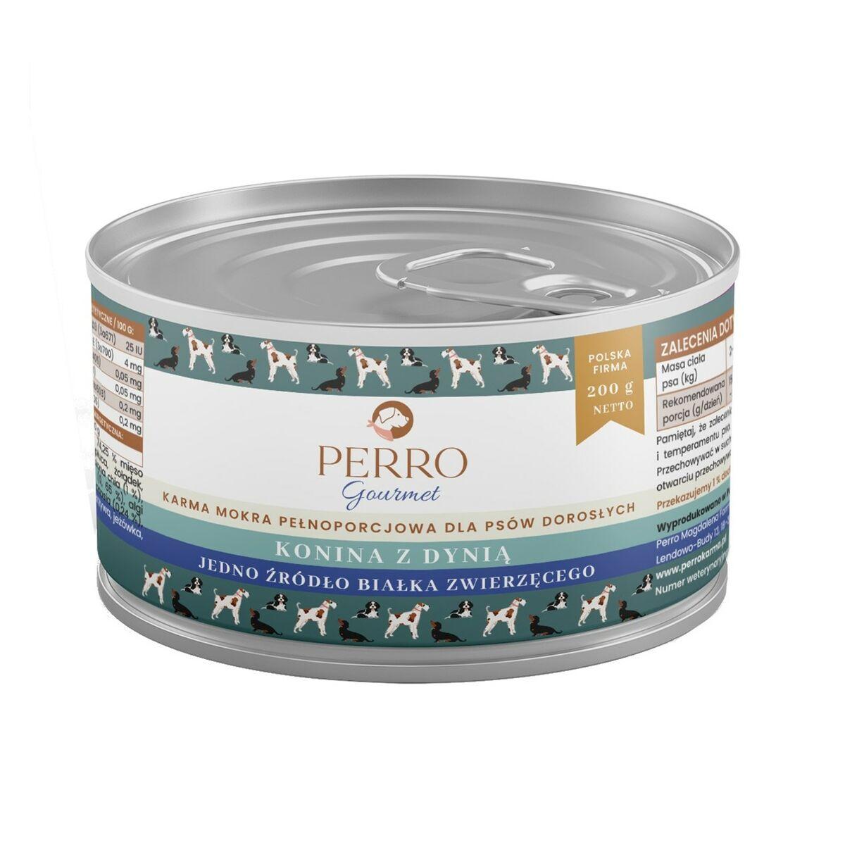 Våd mad PERRO Gourmet Horsemeat with pumpkin 200 g