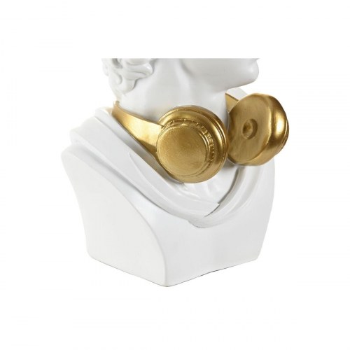 Deko-Figur DKD Home Decor Gold Weiß Harz Moderne Büste [32 x 19 x 50 cm Deko-Figur DKD Home Decor Gold Weiß Harz Moderne Büste [32 x 19 x 50 cm