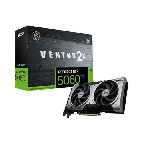 Grafikkort MSI RTX 5060 Ti 16G VENTUS 2X OC PL geforce rtx 5060 ti 16 GB GDDR6X GDDR7