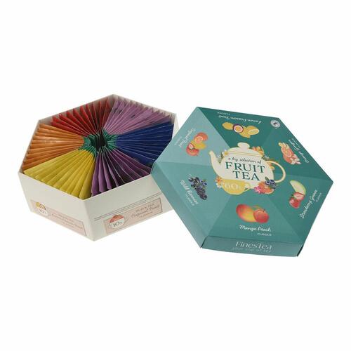 Lifetime te-opbevaringsæske - assorteret te, 60 breve