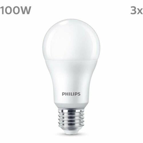 Philips LED-pære A67 E27 100 W, 4000 K - 3 stk.
