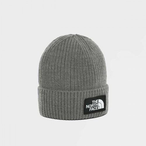 The North Face Tnf Logo Box Cuffed Beanie - grå (herre)