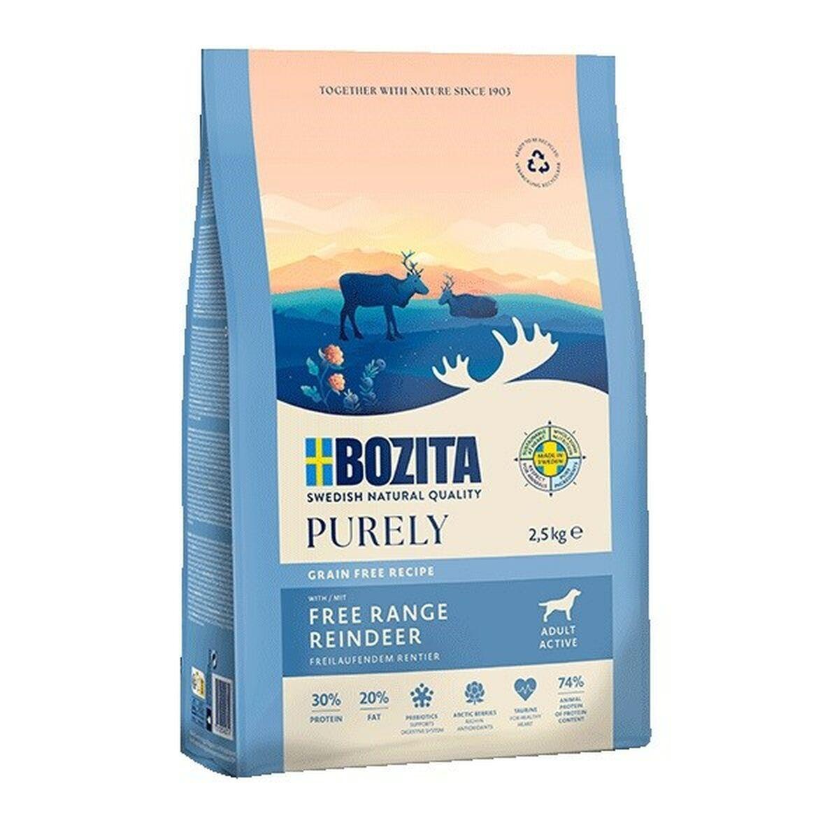 Bozita Purely hundefoder - kornfrit, rensdyr 2,5 kg